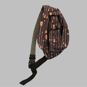 AMBRY Patterned Canvas Sling Bag